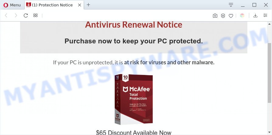 Alert You could have a virus