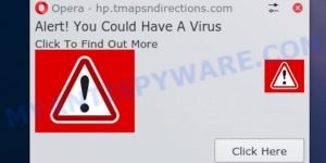 Alert You could have a virus