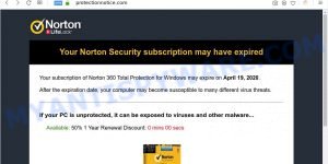 Protectionnotice.com popup