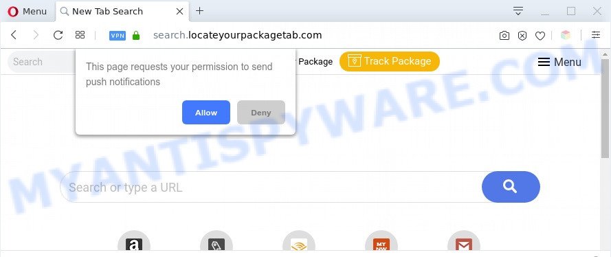 Search.locateyourpackagetab.com