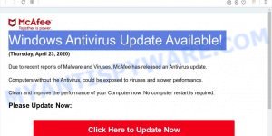Windows Antivirus Update Available