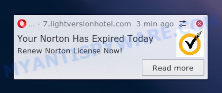 Your Norton Has Expired Today