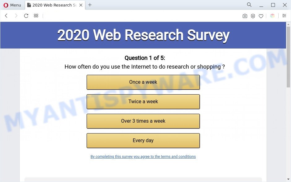 2020 Visitor Feedback Survey scam