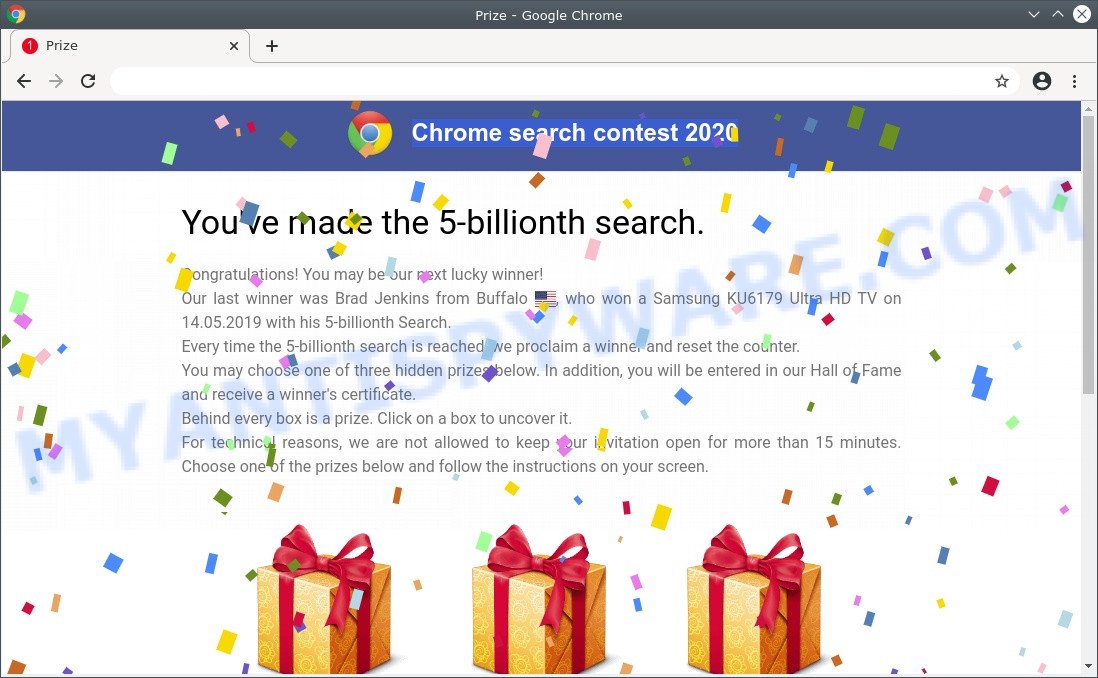 Chrome search contest 2020
