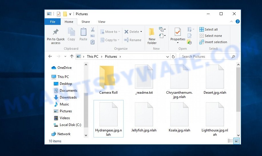 Files encrypted with .nlah file extension