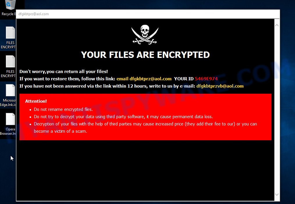 Bmtf ransomware popup window