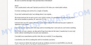 Hello! I am a professional coder and I hacked