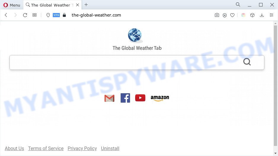 The Global Weather Tab