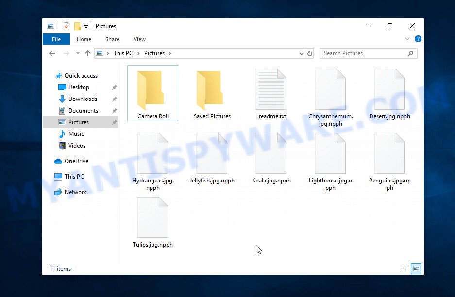Files encrypted with .Npph extension