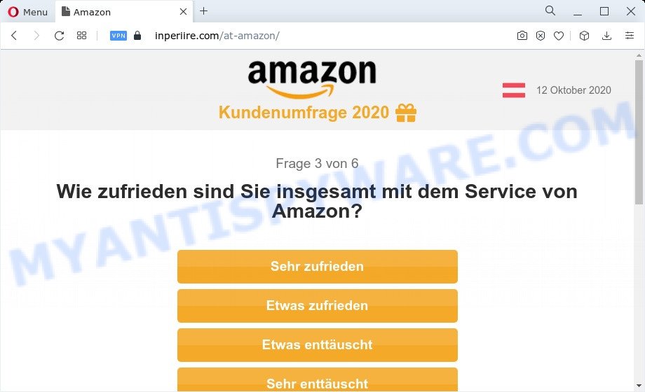 Congratulations Dear Amazon Customer step 3