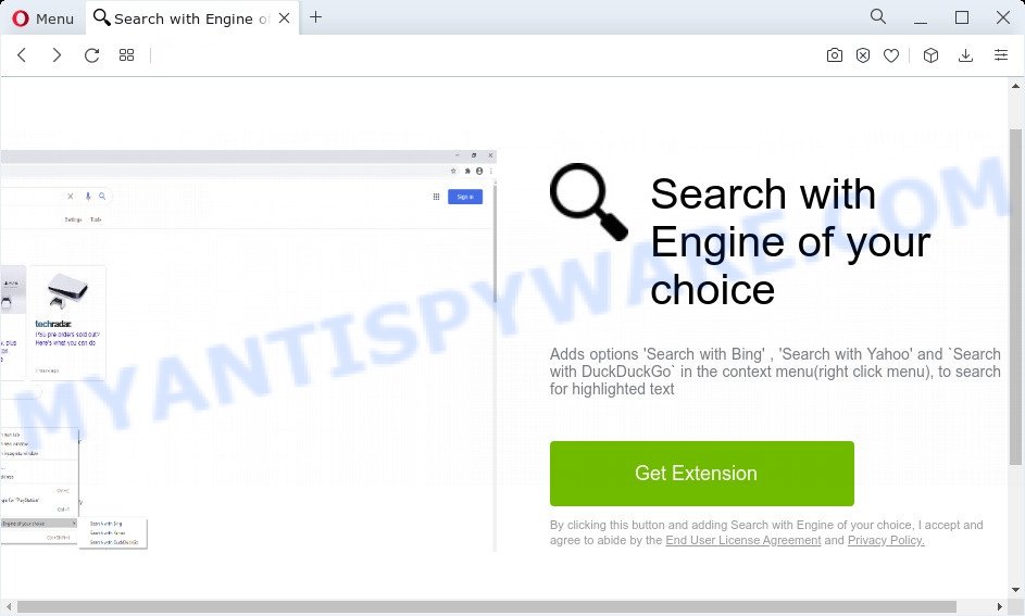 Search with Engine of your choice - install