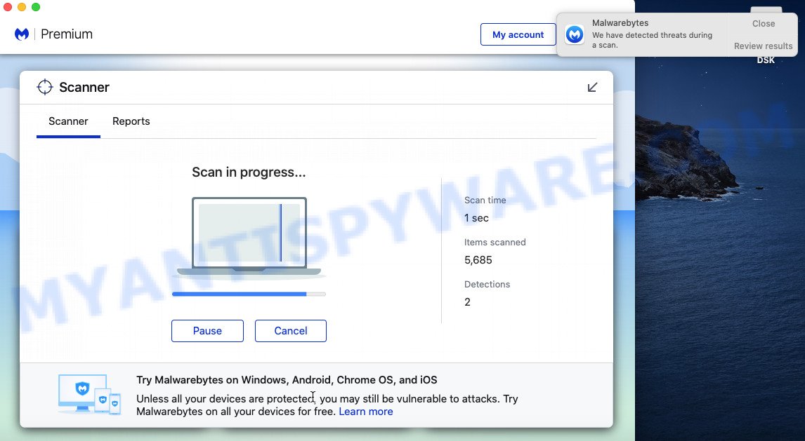 malwarebytes mac scan