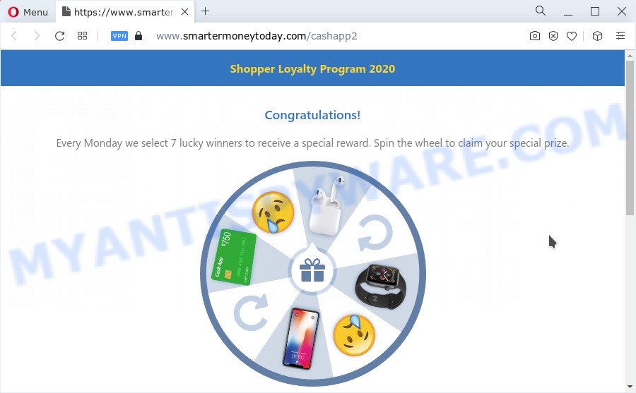 Congratulations Cash App shopper scam