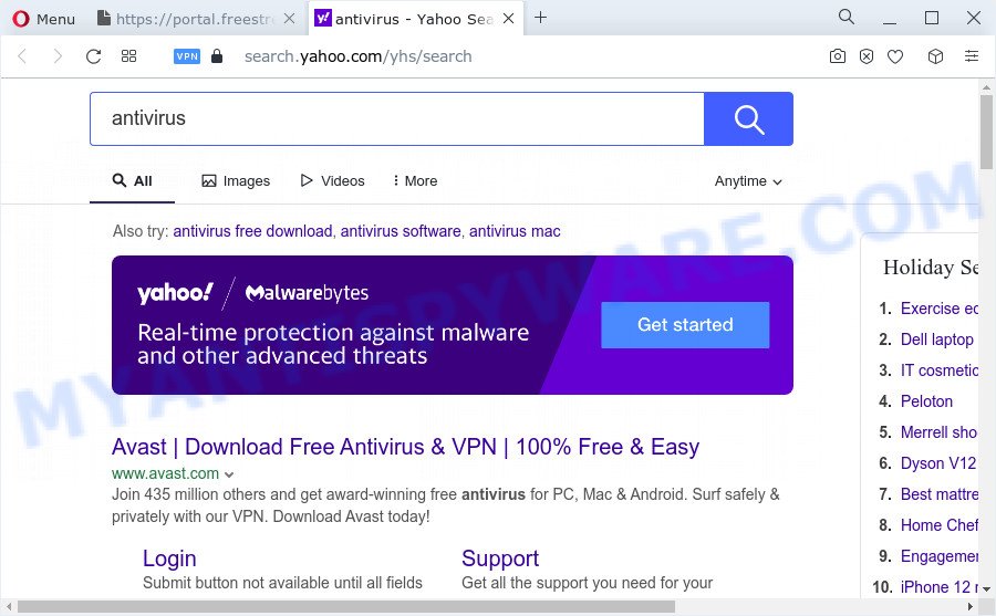 FreeStreamSearch ads