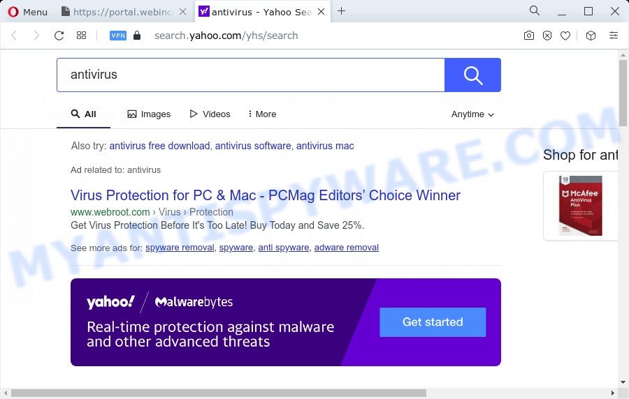 WebIncognitoSearch ads