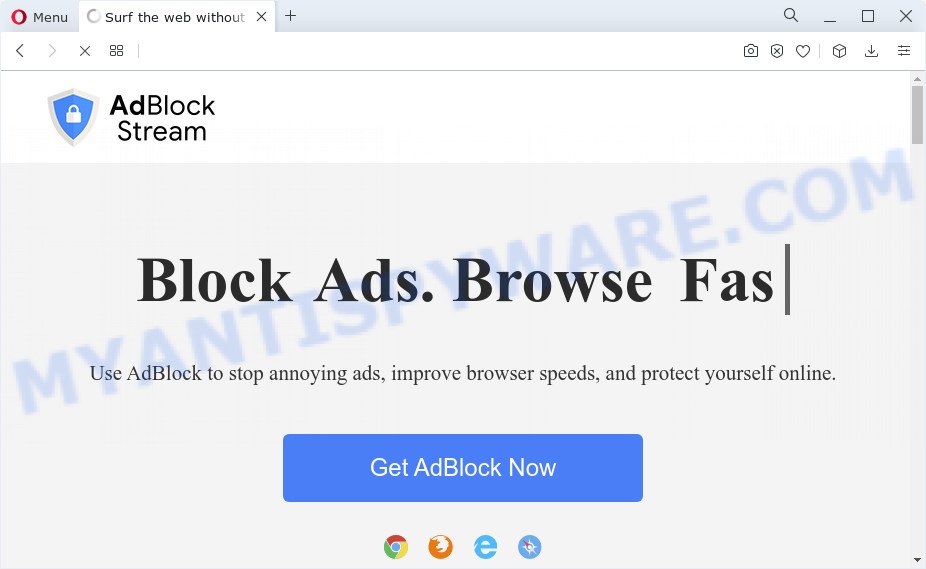 AdBlock Stream website