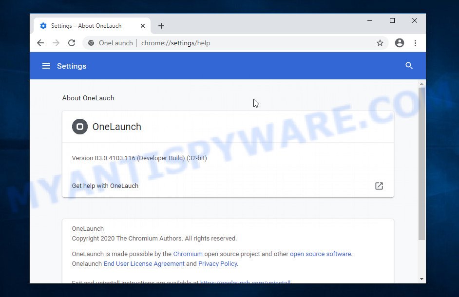 OneLaunch browser