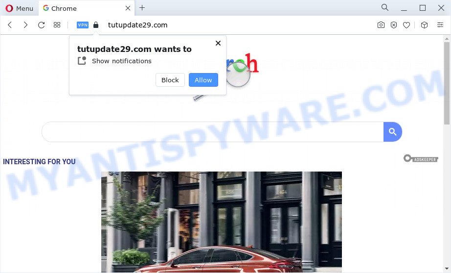 Tutupdate29 fake search engine