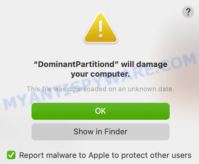 DominantPartition malware