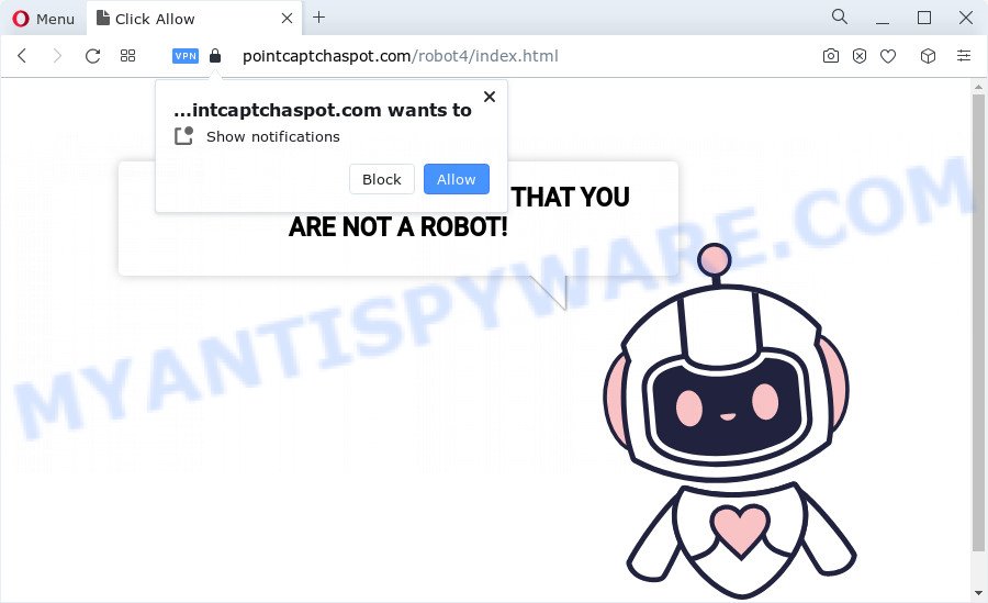 Point Captcha Spot virus