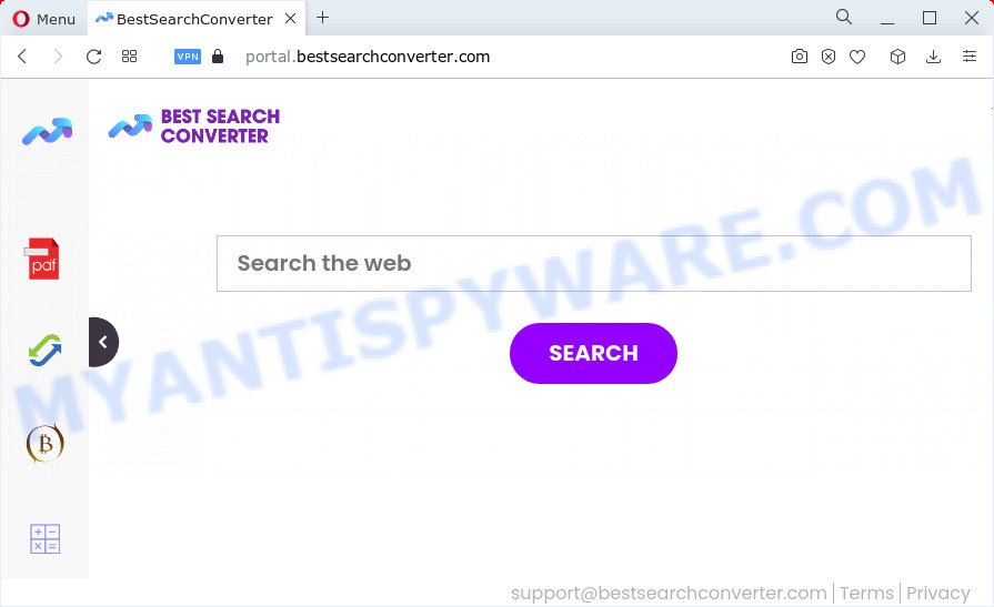 BestSearchConverter hijacker