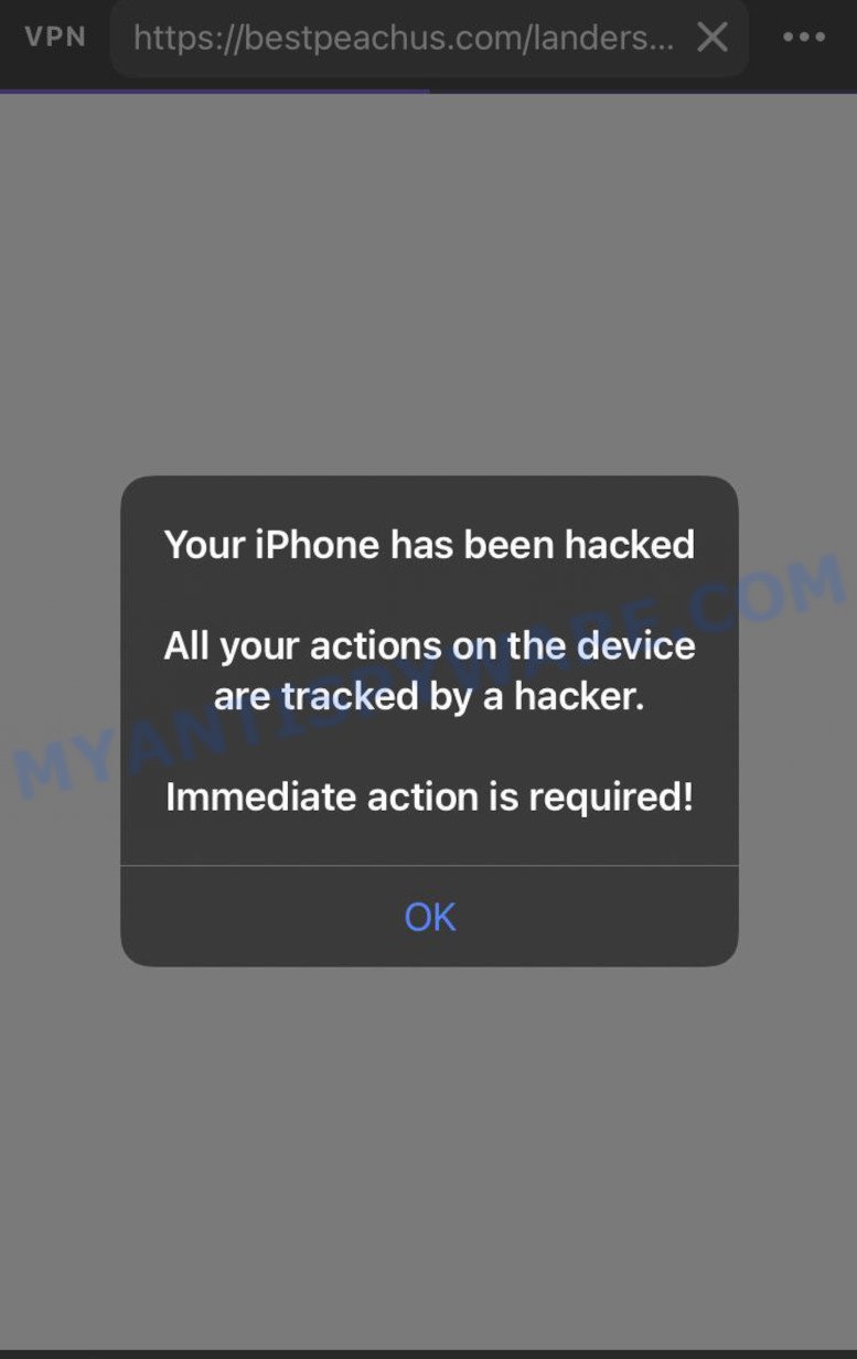 iPhone pop-up message says I've been hack… - Apple Community