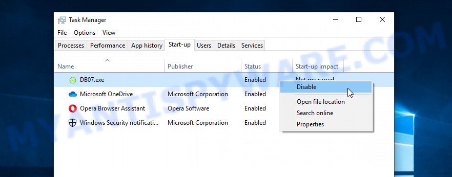 disable Lmas virus