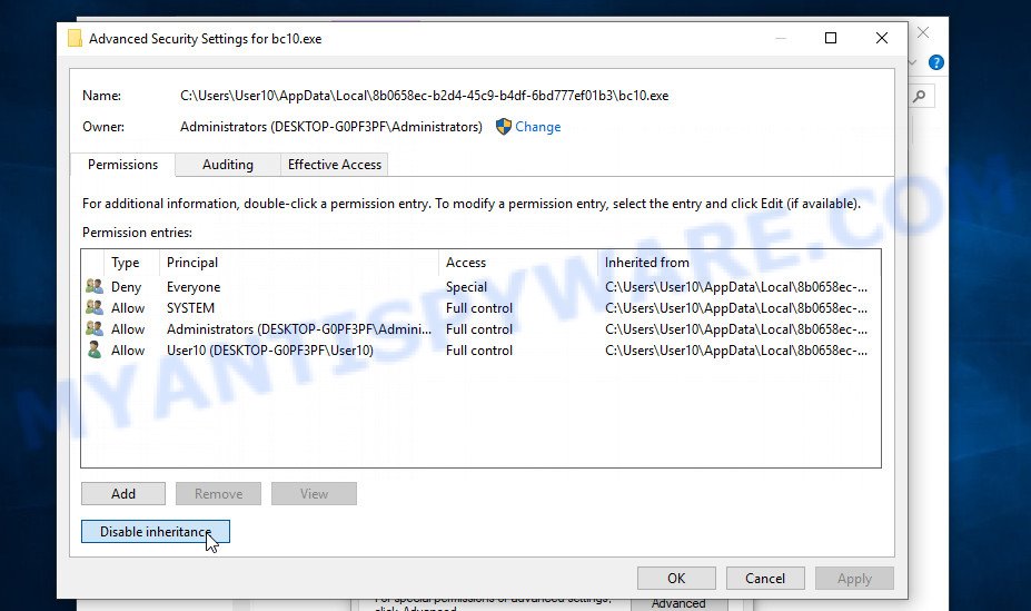 remove fdcz virus 3