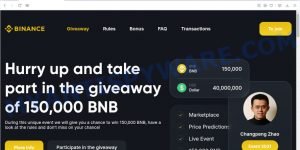 Binance giveaway scam
