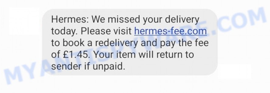 Hermes Redelivery Scam