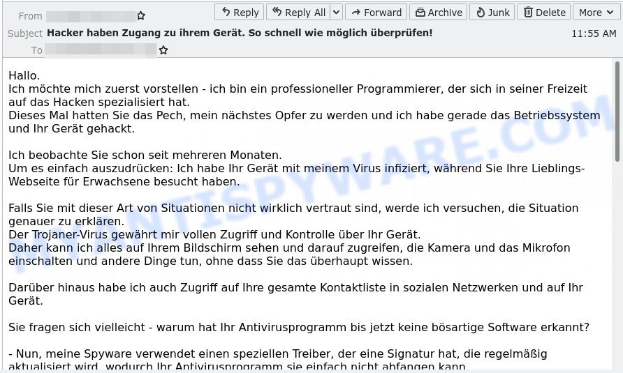 Ich möchte mich zuerst vorstellen ich bin ein professioneller Programmierer