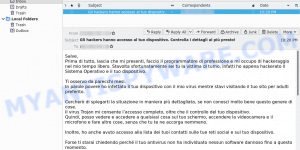 Prima di tutto lascia che mi presenti EMAIL SCAM