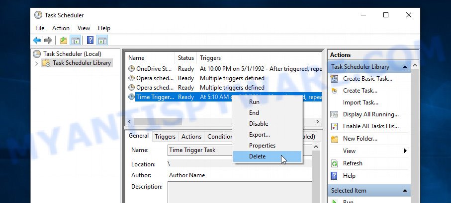 delete Rejg virus task