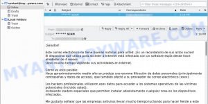 Este correo electrónico no tiene buenas noticias para usted