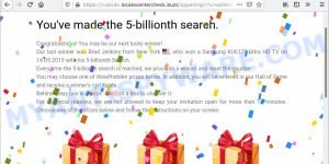 You ve made the 5-billionth search SCAM