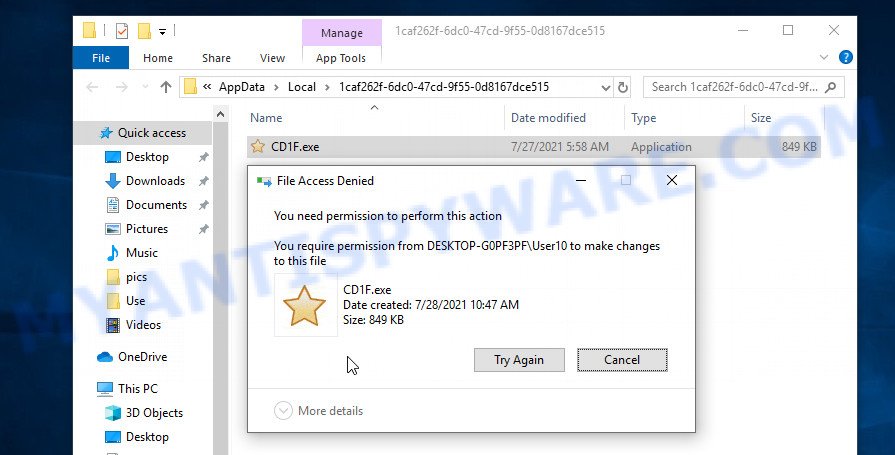 remove Aeur virus 2