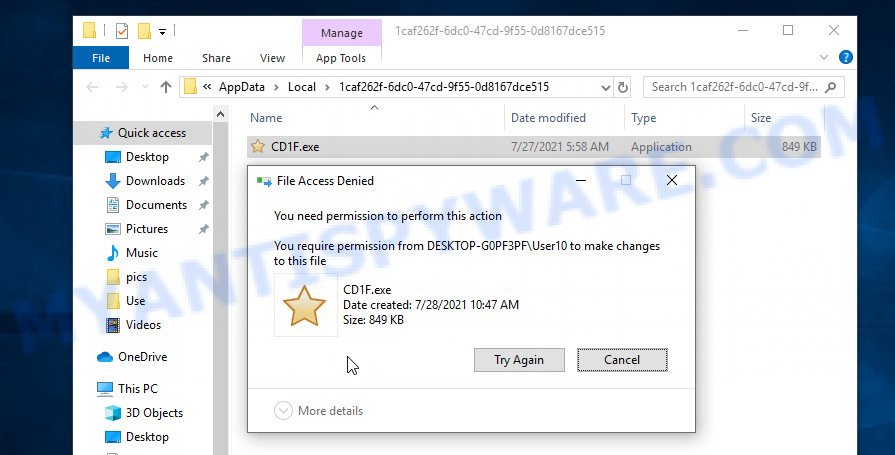 remove Aeur virus 2