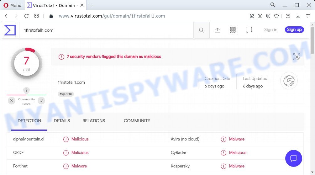1firstofall1.com malware