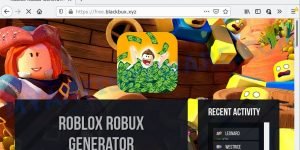 Robux Generator Scam