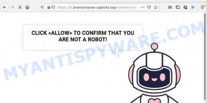 Brainy Choose Captcha virus