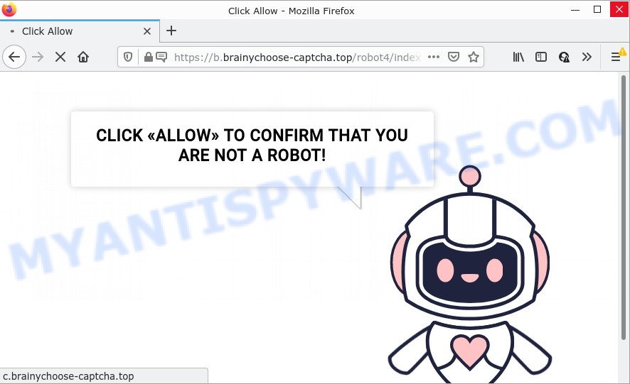 Brainy Choose Captcha virus