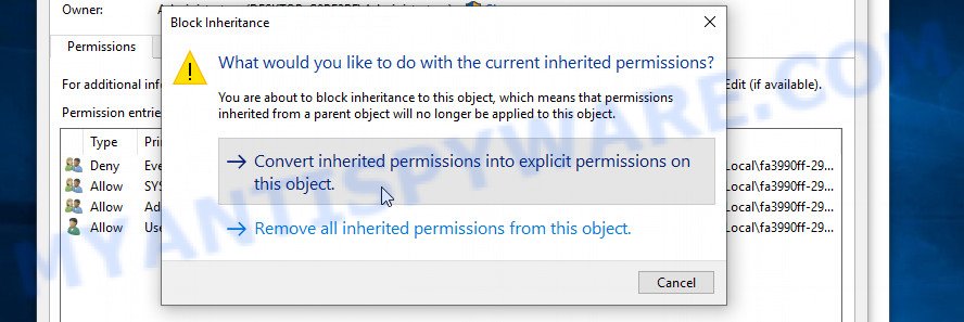 remove Moia virus 4