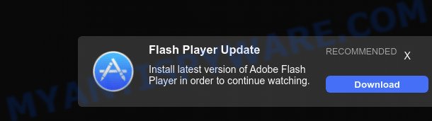 Adobe Flash Player is out of date POP-UP