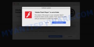 Adobe Flash Player is out of date SCAM