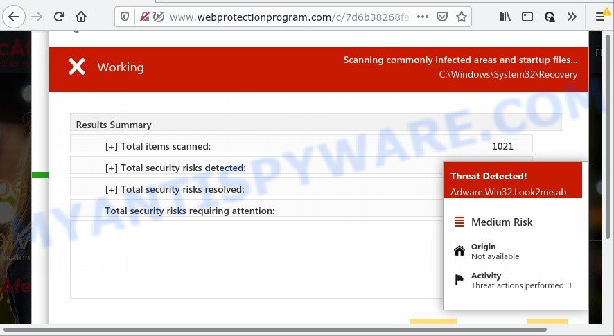 Avira Your Pc May Have Been Infected SCAM