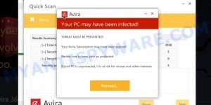 Your Pc May Have Been Infected Fake Scan Results