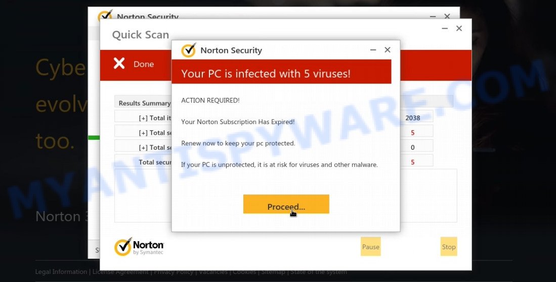 Security24.onlines247.io fake scan results