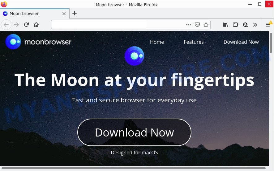Moon Browser adware