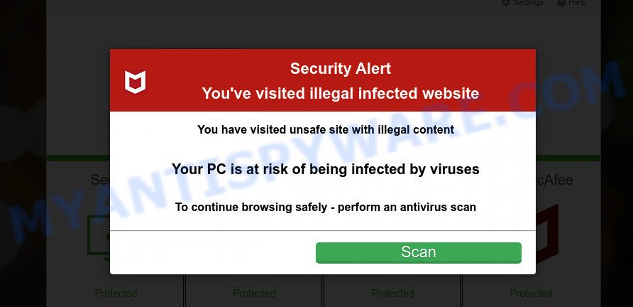 Thispcprotected.com pop-up scam