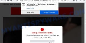 Devicespam-shield.com scam
